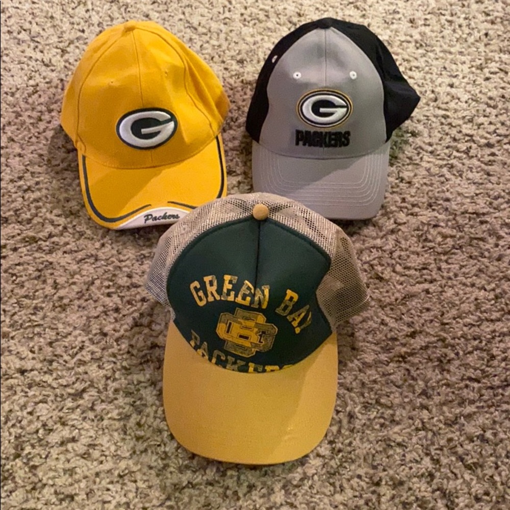 Green Bay Packers hat bundle